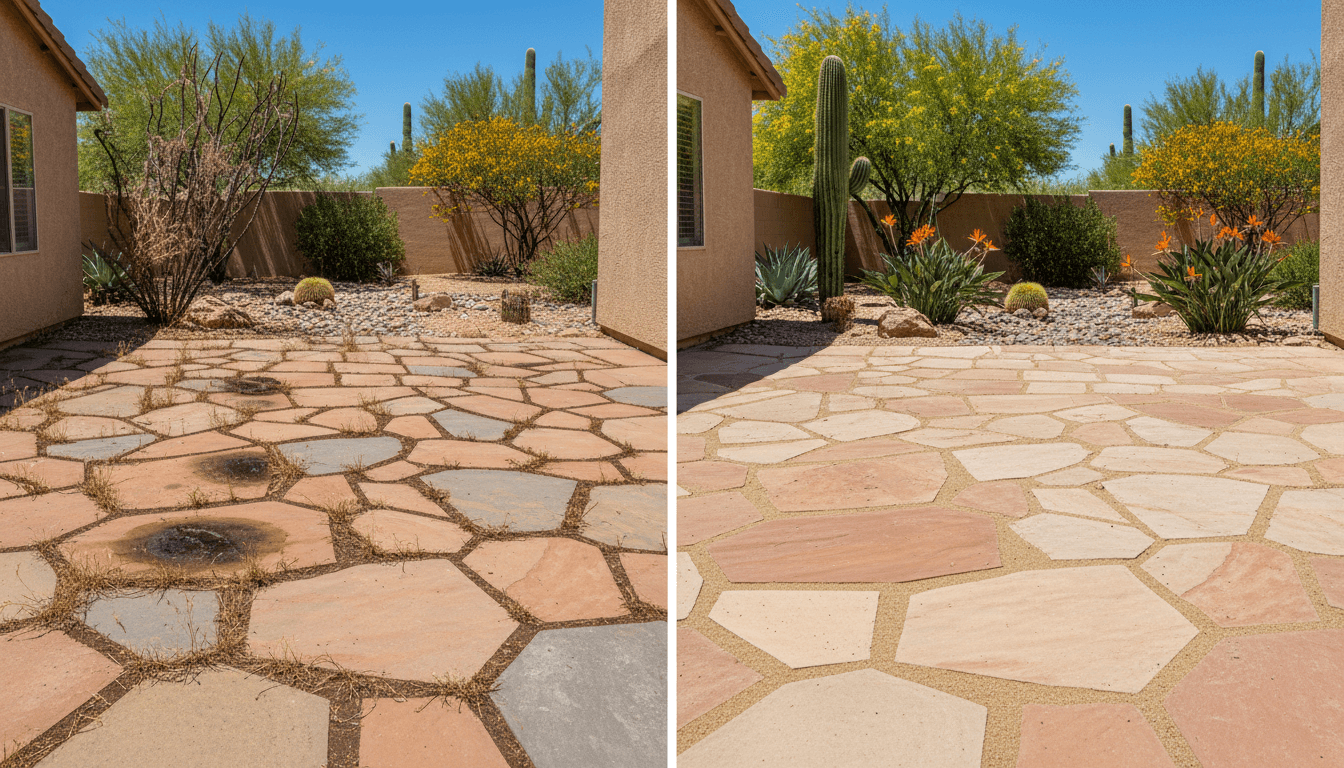 Patio Paver Restoration - Mesa, AZ