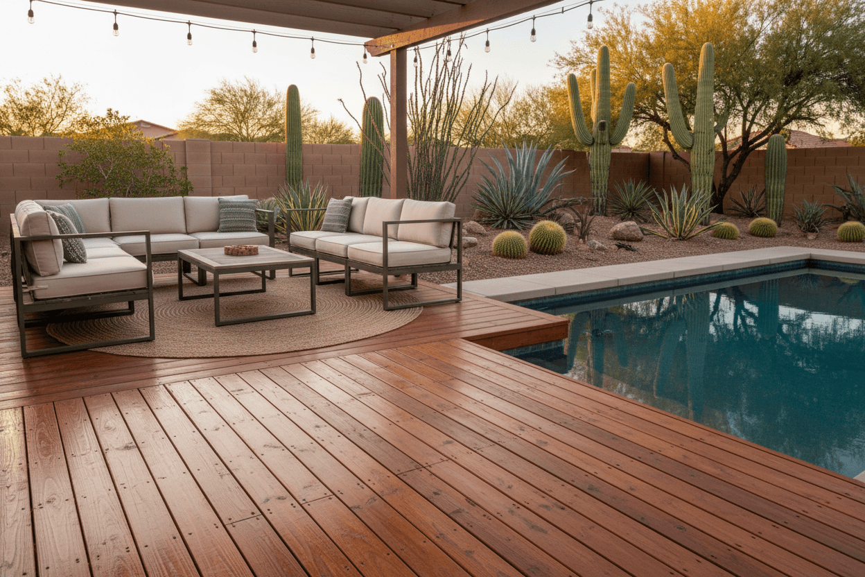 Wood Deck Restoration - Phoenix, AZ