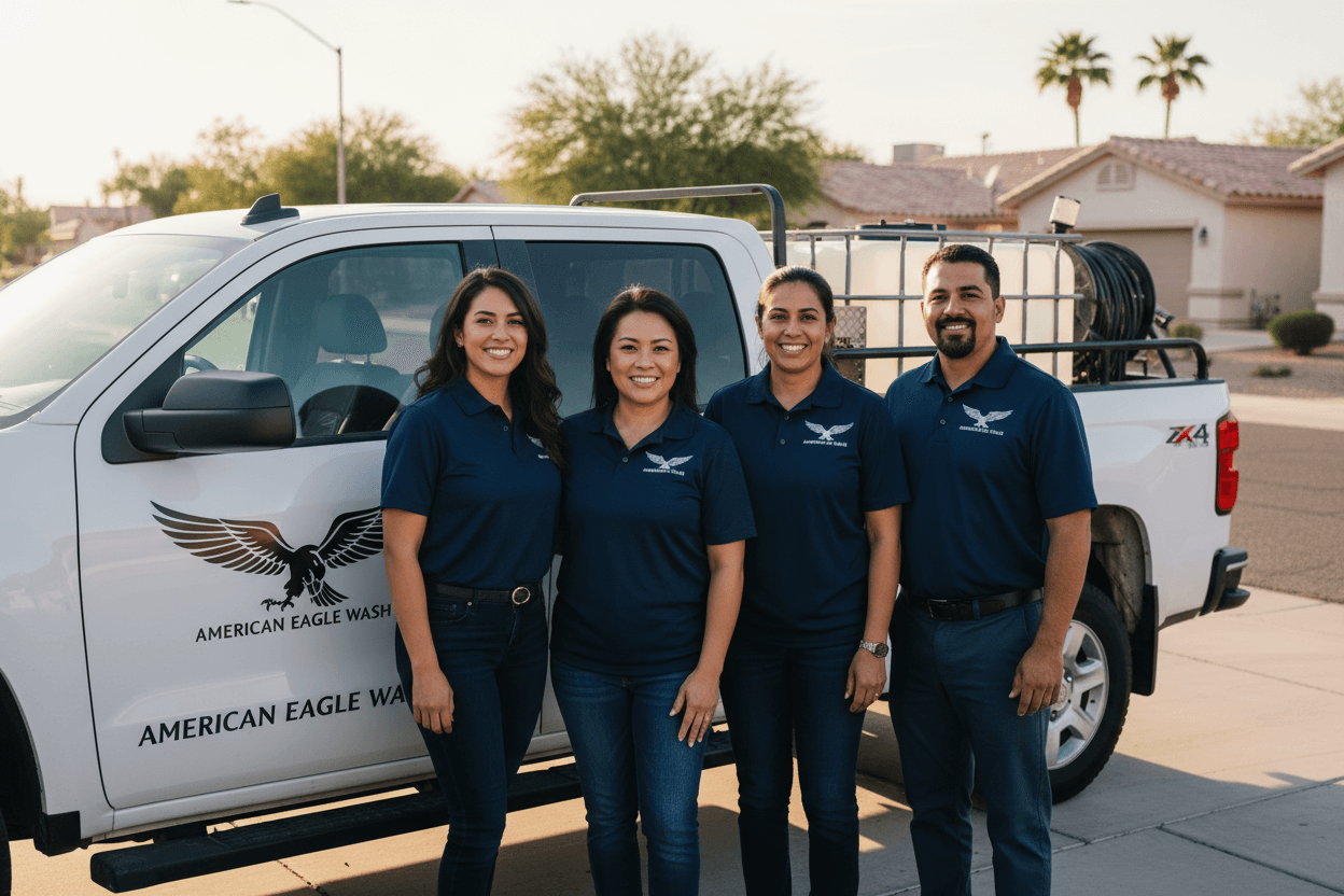American Eagle Wash family-owned team in Phoenix Arizona